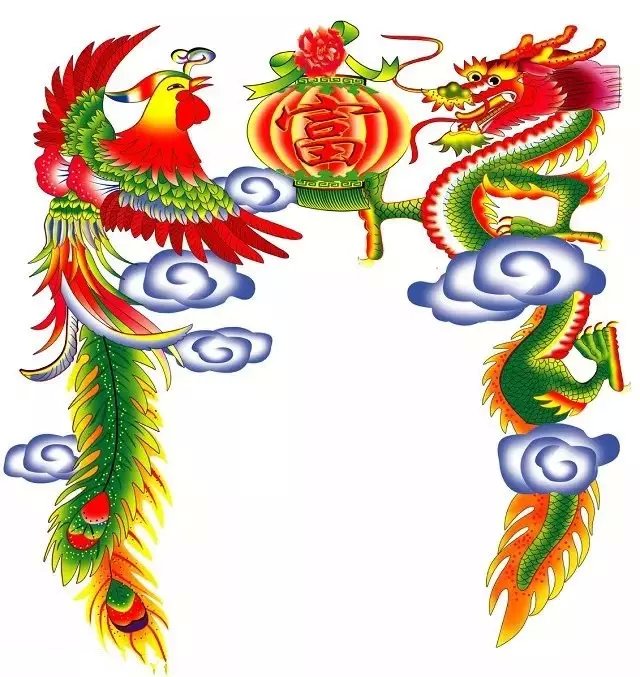 精美的中国传统龙凤呈祥纹案艺术（一）