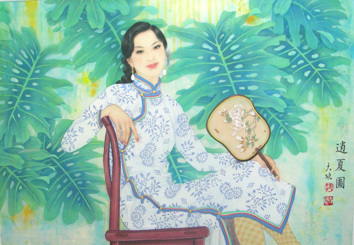郝大欣工笔重彩人物画（二）