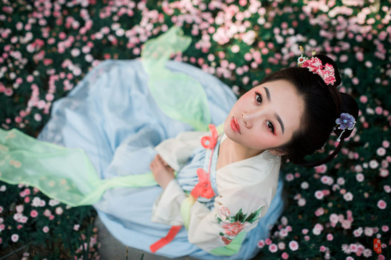 古韵花间弈主题中国风创意摄影艺术