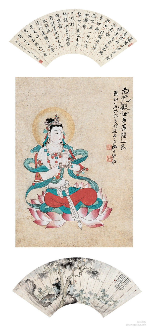 张大千的莫高情缘绘画作品（一）