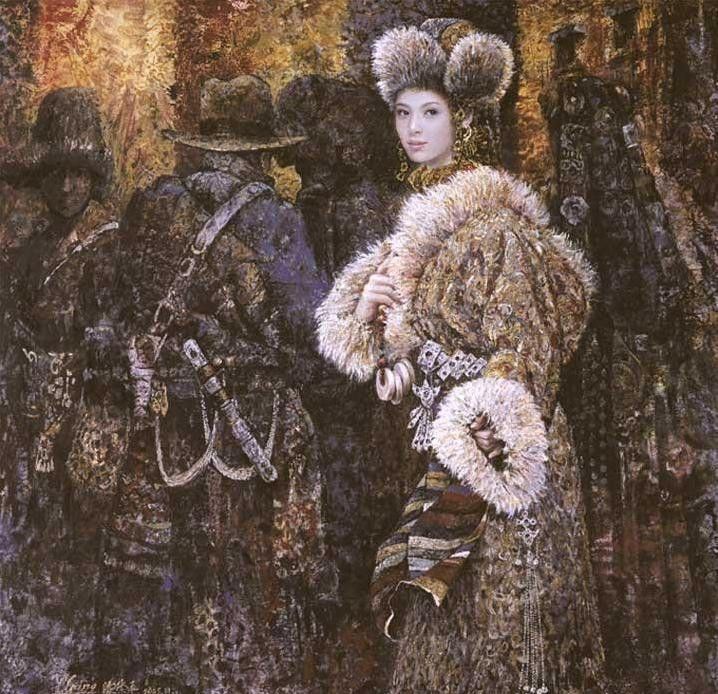陈崇平重彩绘画艺术作品（一）