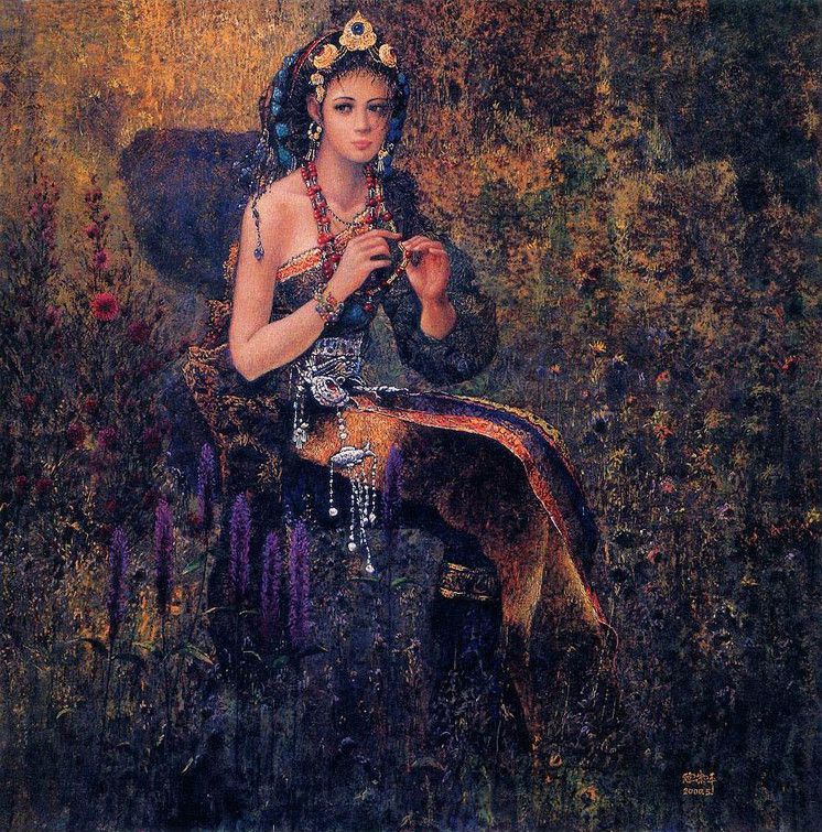 陈崇平重彩绘画艺术作品（一）