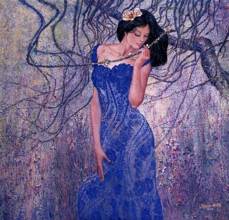 陈崇平重彩绘画艺术作品（一）