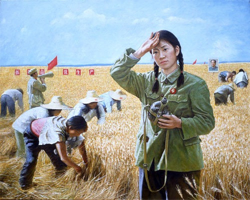 老猫的“文革”油画专题作品（二）