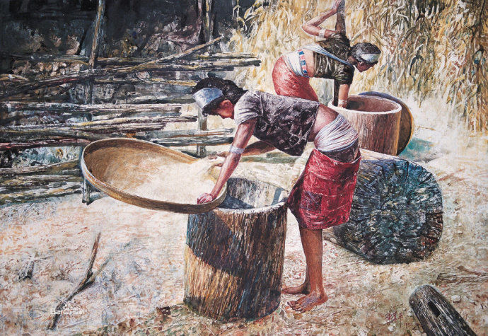 陈崇平重彩绘画艺术作品（一）