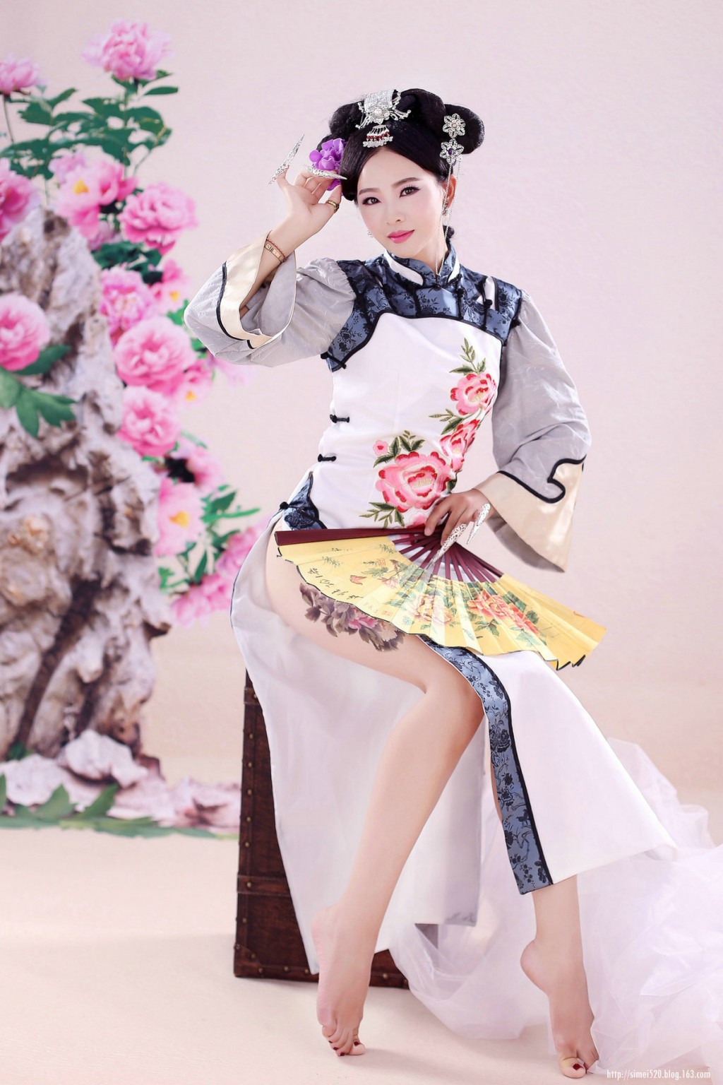 中国风画中美人创意摄影艺术
