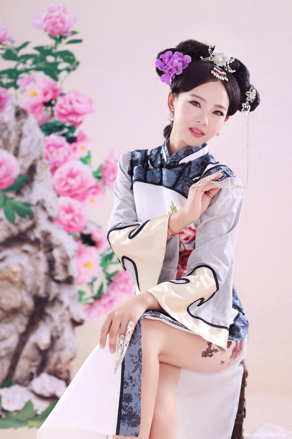 中国风画中美人创意摄影艺术