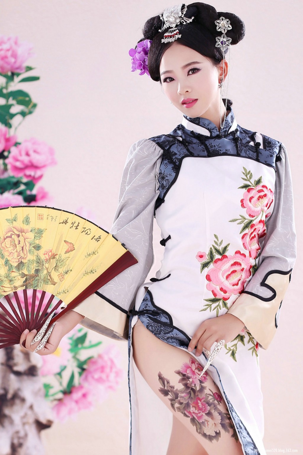 中国风画中美人创意摄影艺术