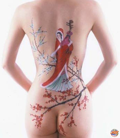 中国绘画与纹身艺术的完美结合（二）