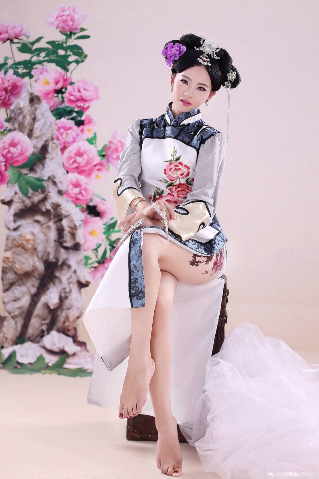 中国风画中美人创意摄影艺术