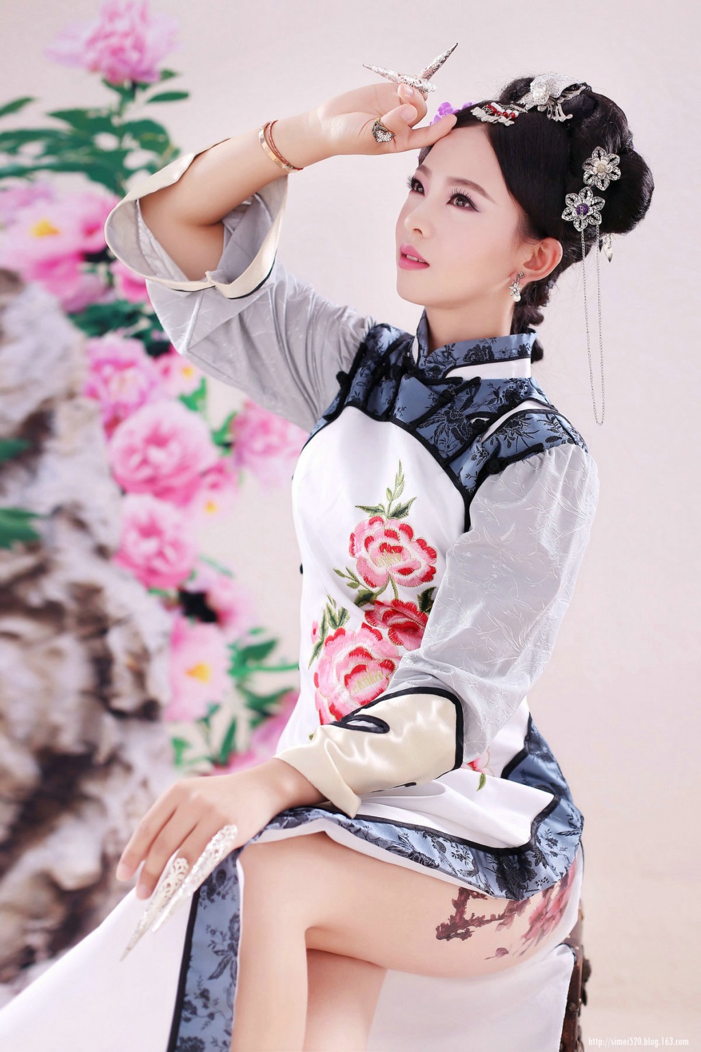 中国风画中美人创意摄影艺术