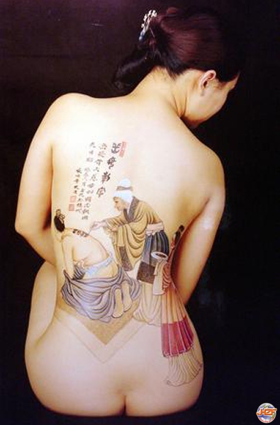 中国绘画与纹身艺术的完美结合（二）