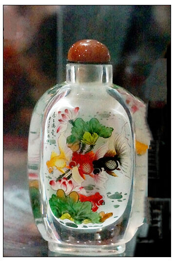 精美的松石内画艺术作品
