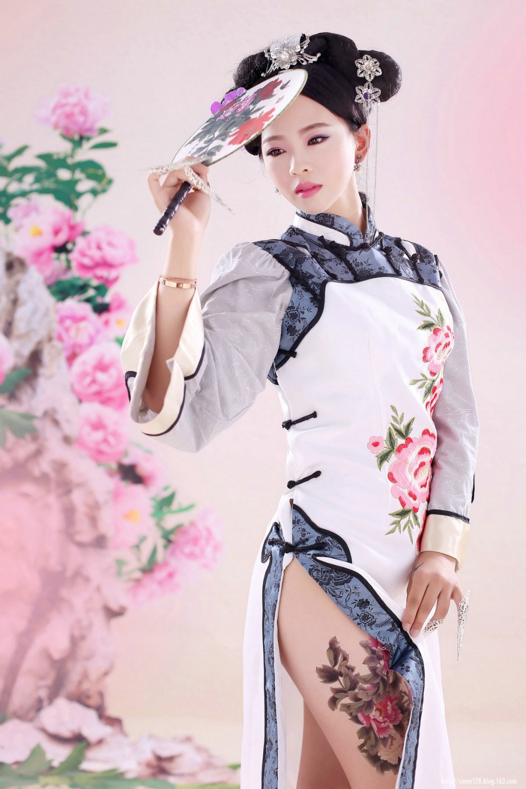 中国风画中美人创意摄影艺术