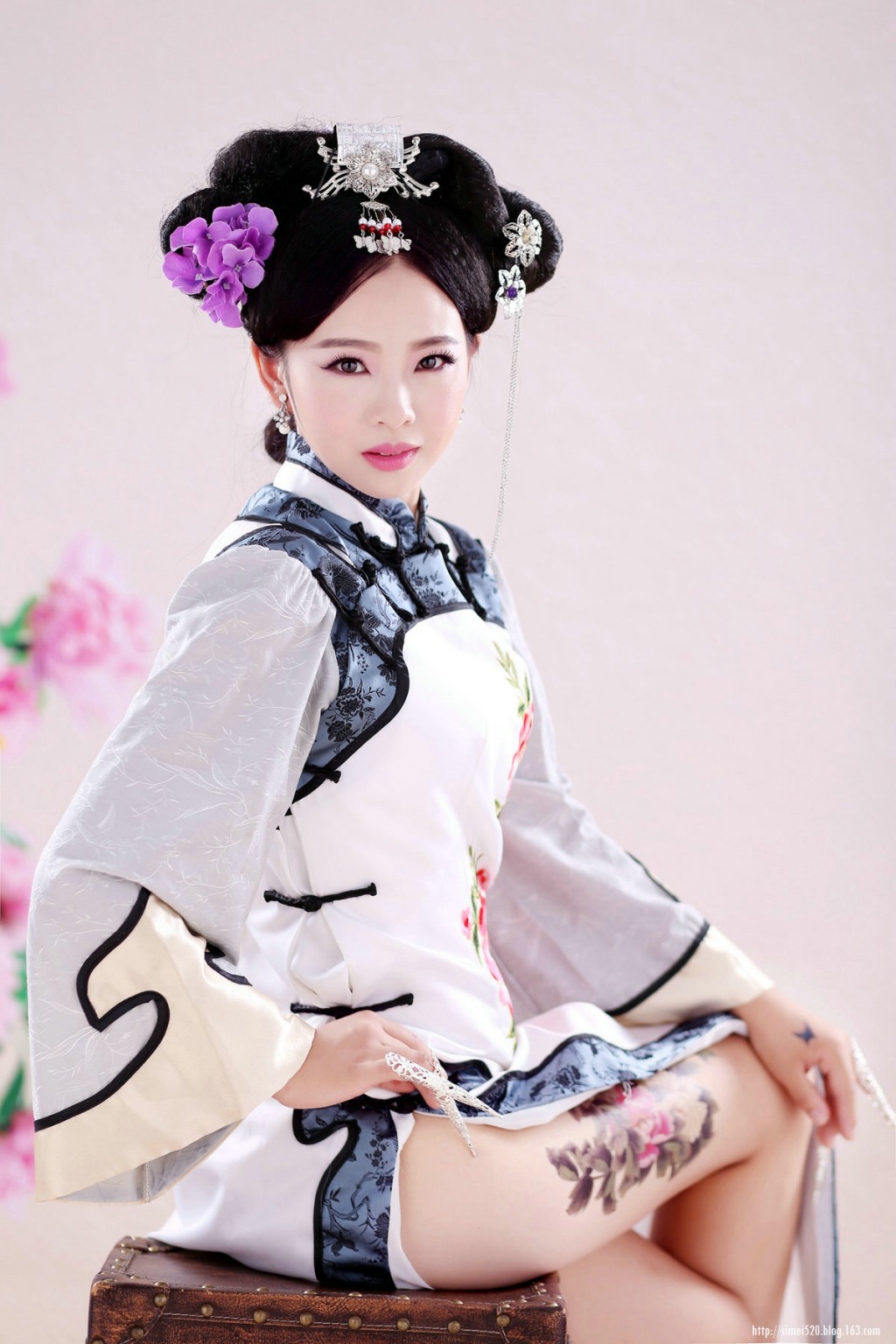 中国风画中美人创意摄影艺术