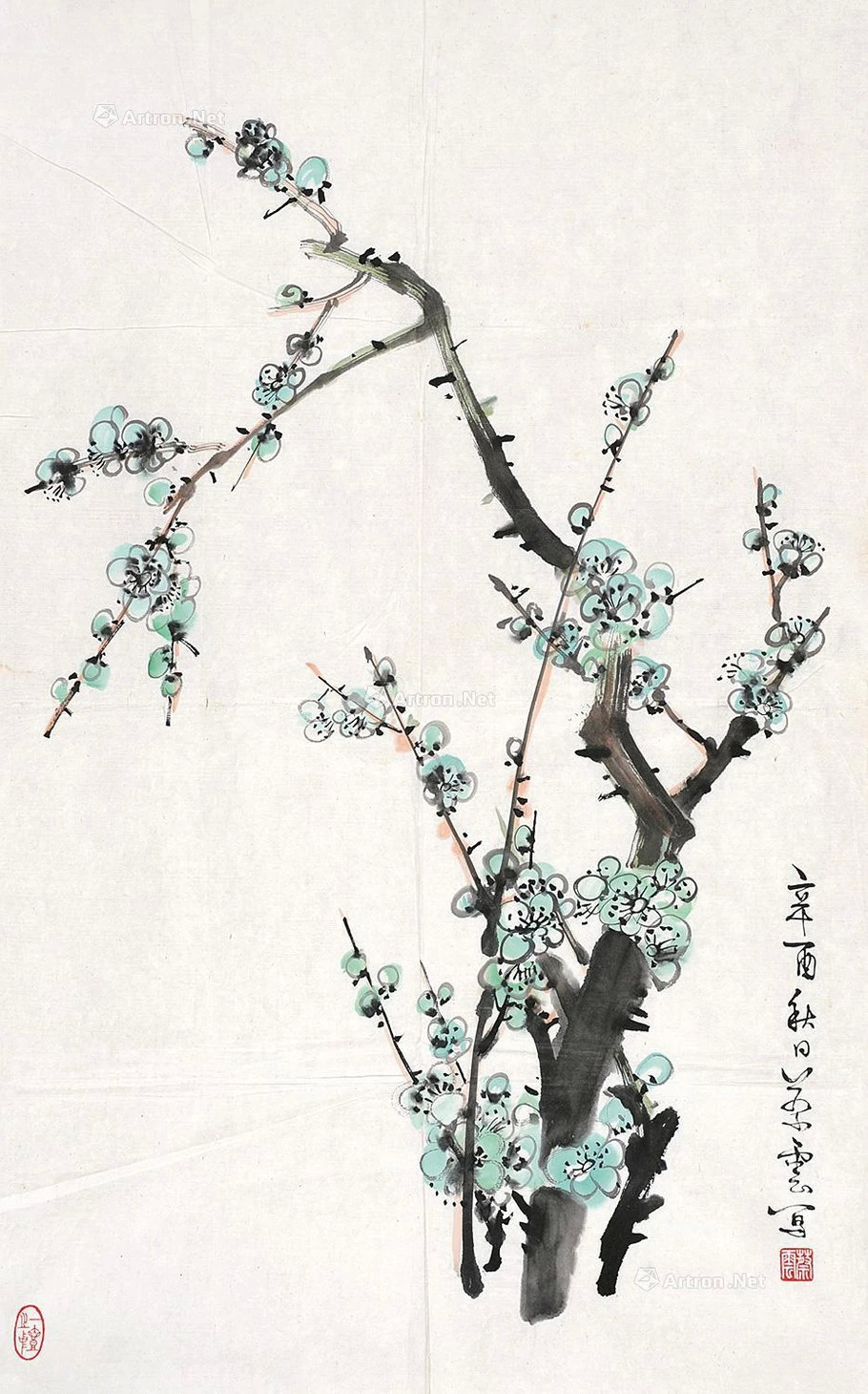 蔡云花鸟人物绘画艺术作品