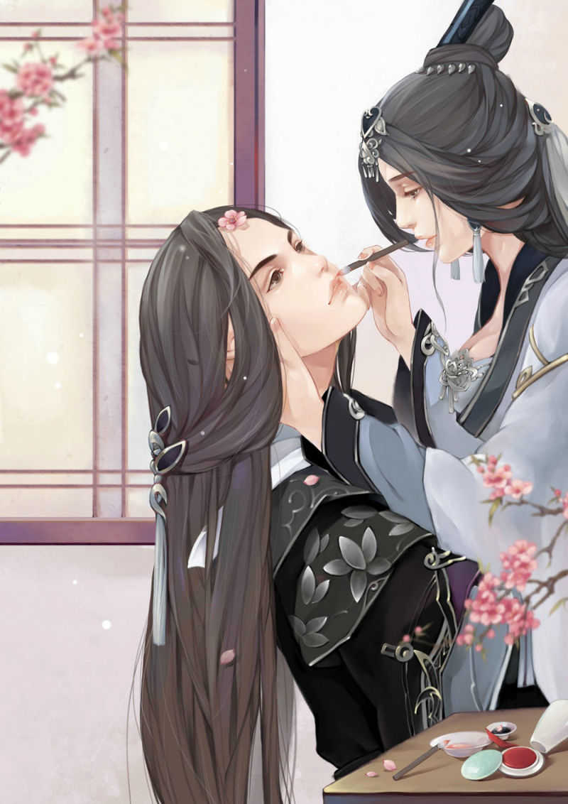 古风插画之君无戏言妾等千年（一）