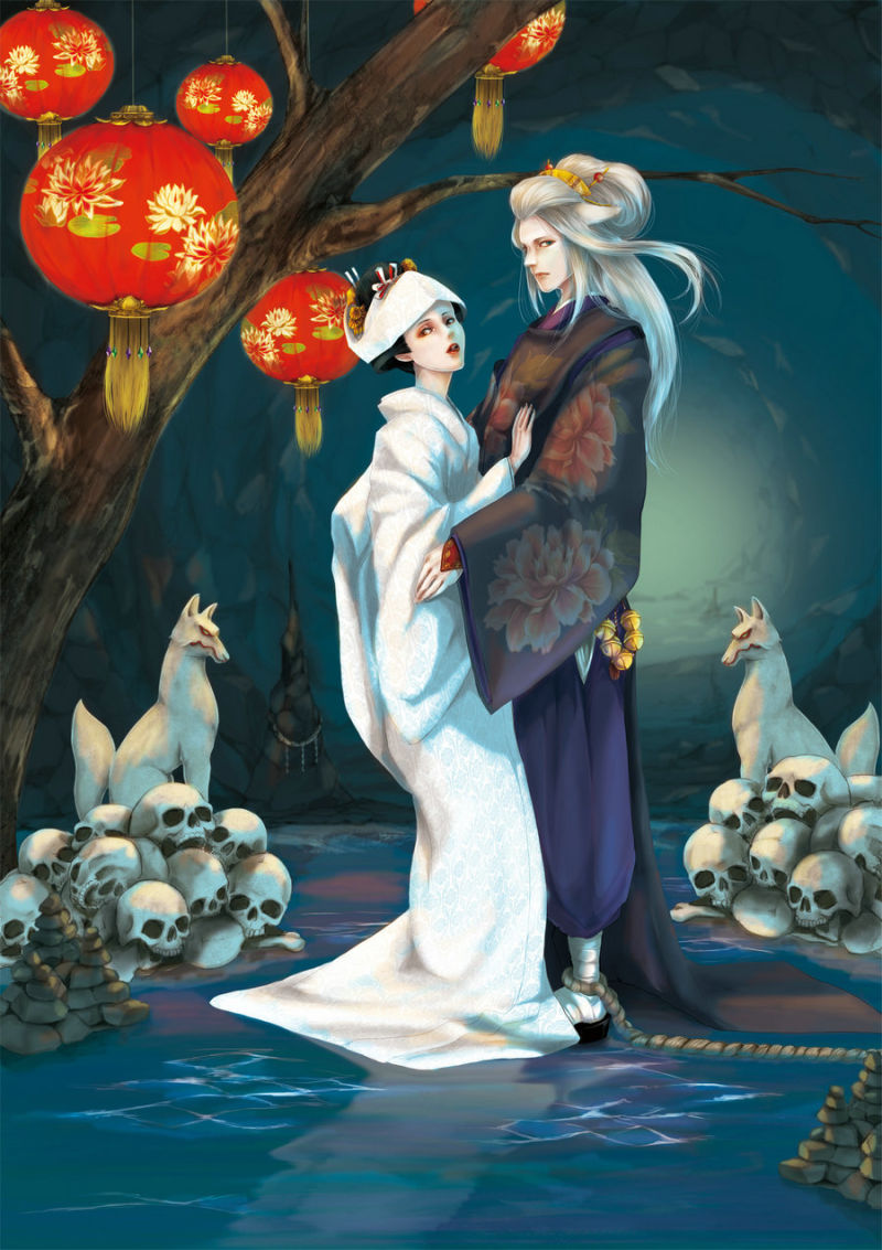 古风插画之君无戏言妾等千年（一）