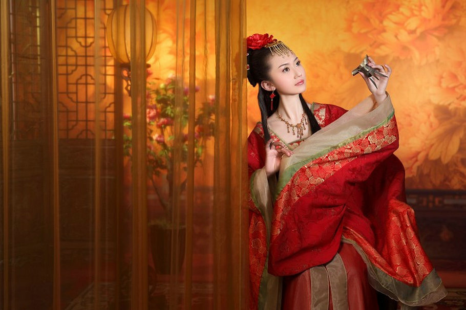 古韵大唐贵妃主题创意摄影艺术