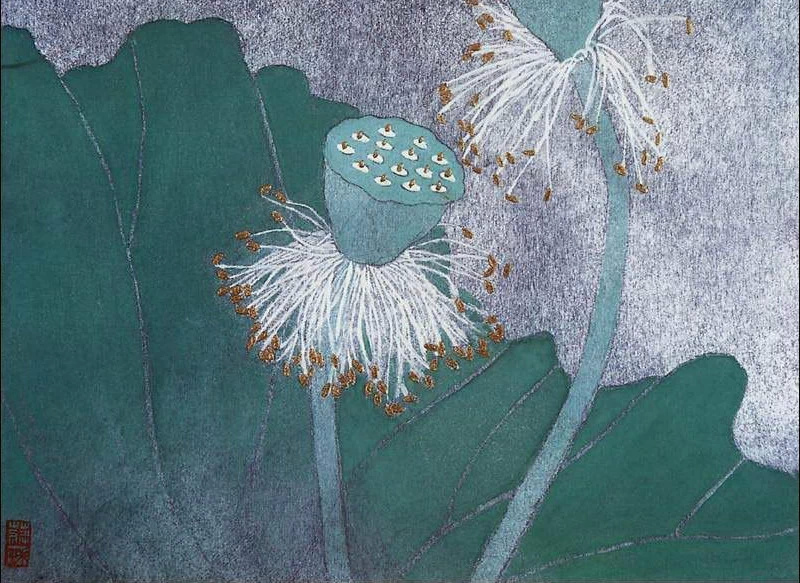 蒋采苹创意重彩画艺术作品