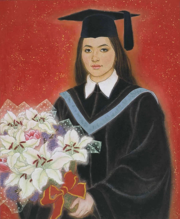 蒋采苹创意重彩画艺术作品
