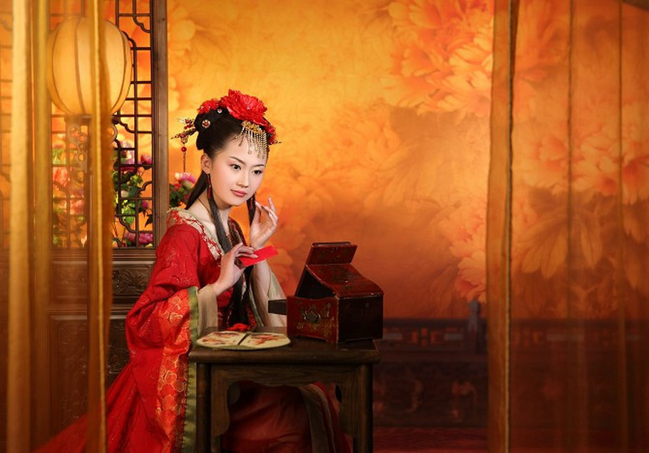 古韵大唐贵妃主题创意摄影艺术