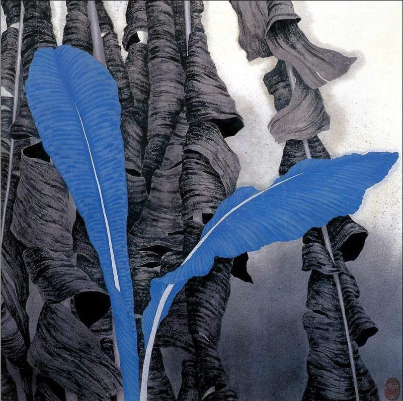 蒋采苹创意重彩画艺术作品