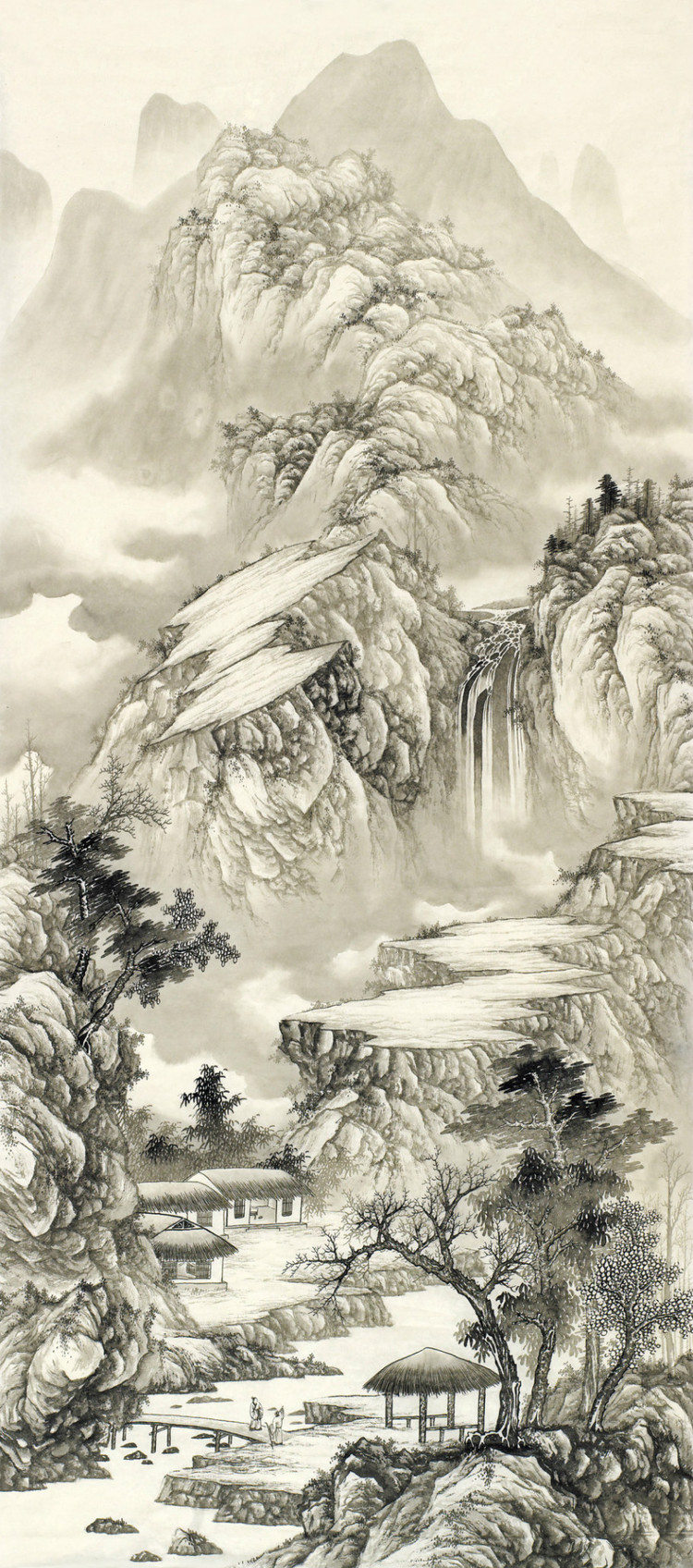 刘广中国山水绘画艺术作品（一）