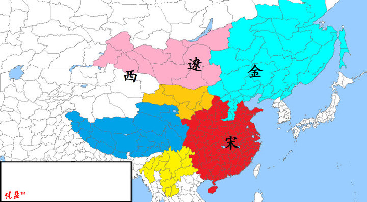 中国历代版图--宋朝