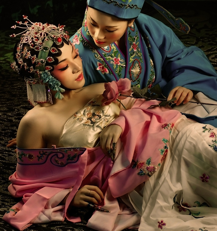 梦西厢牡丹亭主题古风摄影艺术作品