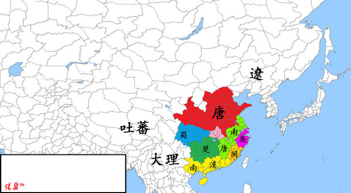 中国历代版图--唐朝