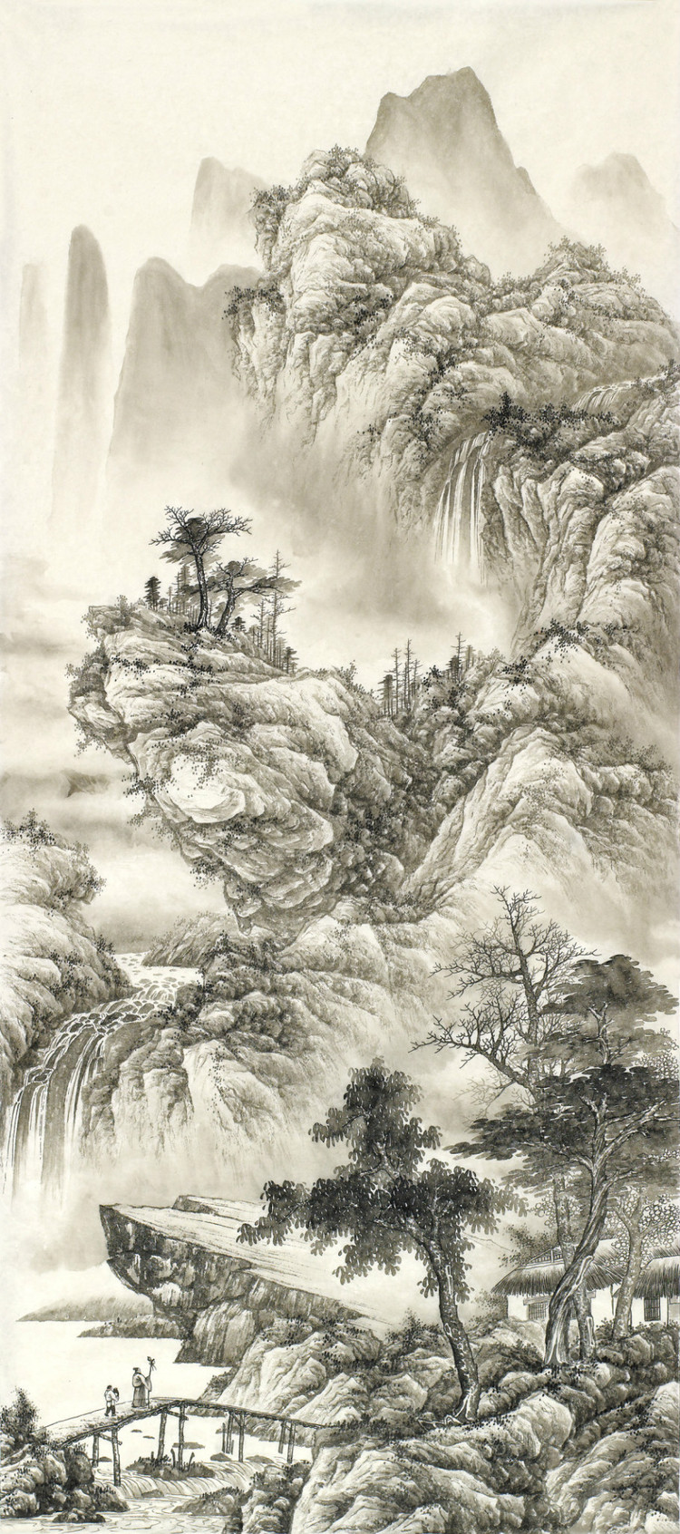 刘广中国山水绘画艺术作品（一）