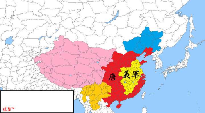 中国历代版图--唐朝