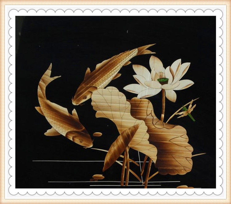 精美的中国传统花鸟麦秆画艺术（二）