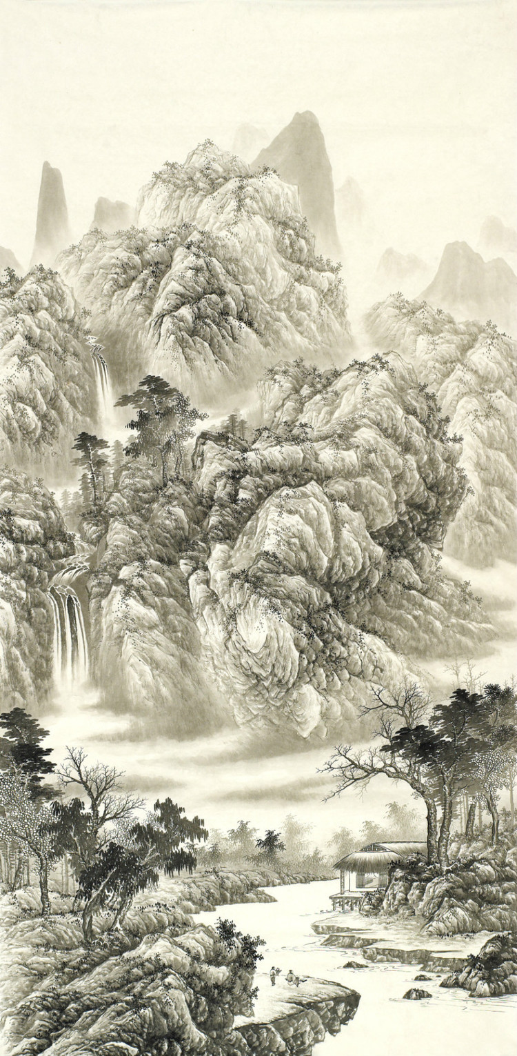 刘广中国山水绘画艺术作品（一）
