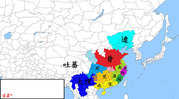 中国历代版图--唐朝