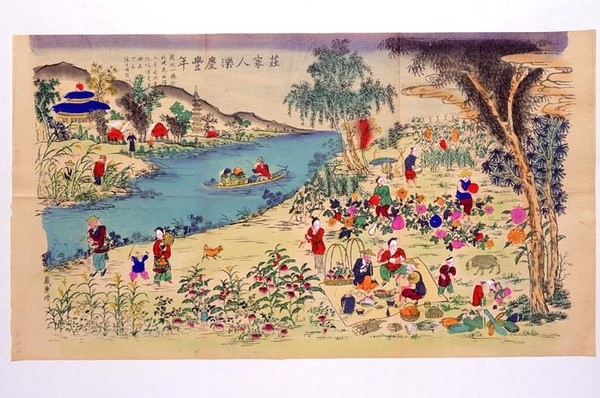 天津杨柳青木板年画